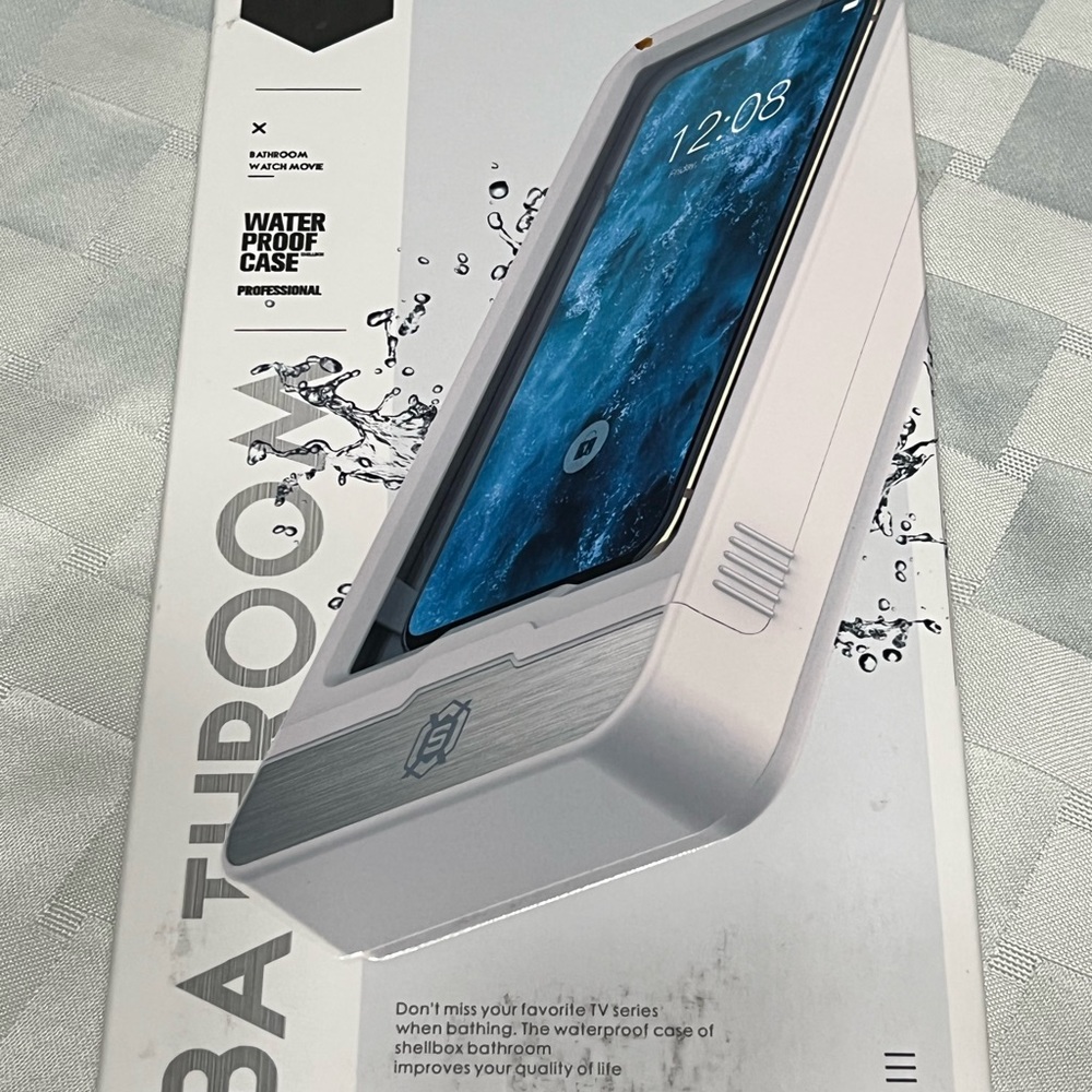 Great bathroom/anywhere there is water, waterproof case